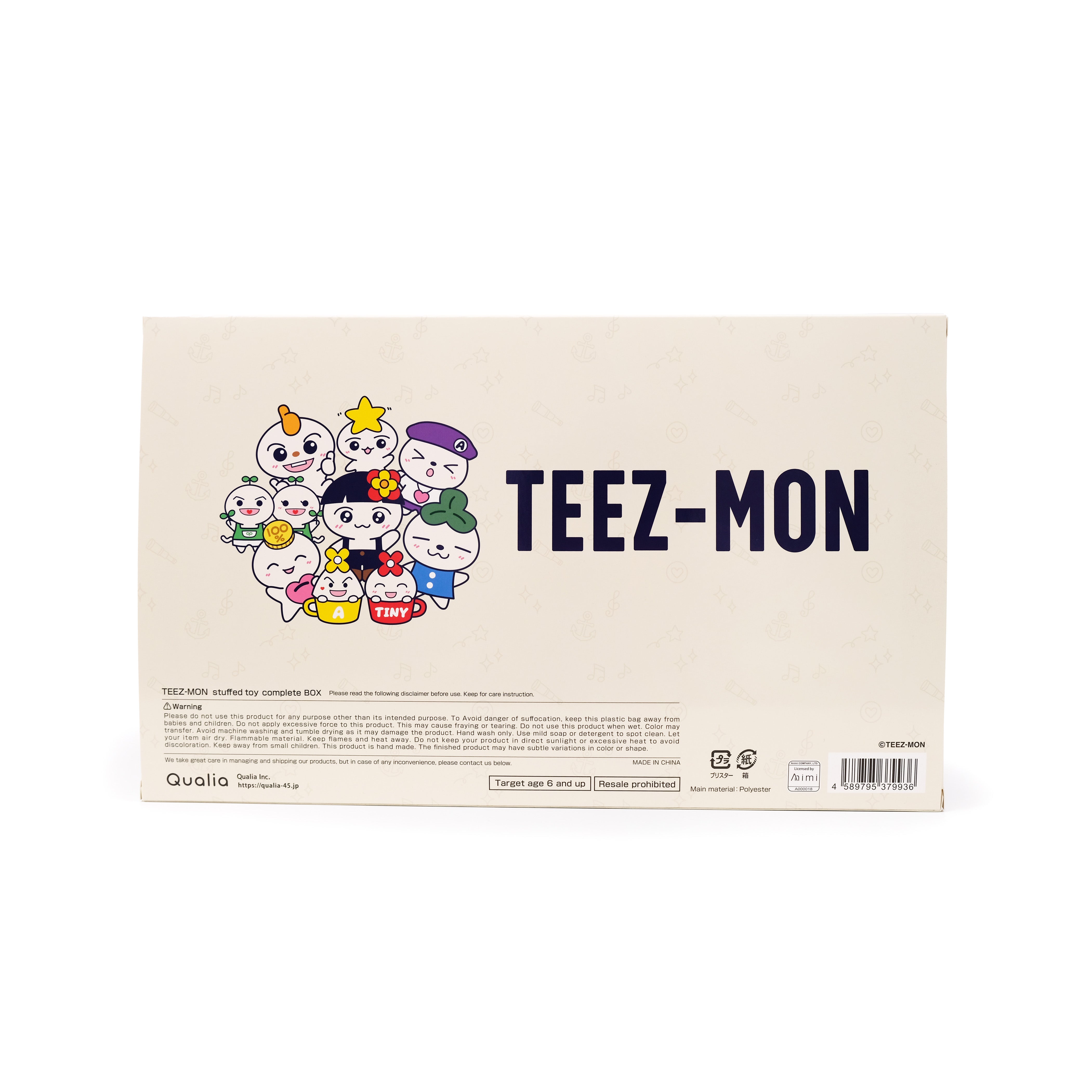 TEEZ-MON STUFFED TOY COMPLETE SET